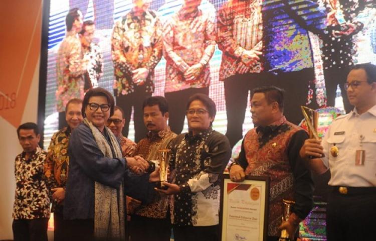 Kabupaten Badung meraih Penghargaan sebagai Instansi dengan penerapan LHKPN terbaik tahun 2018